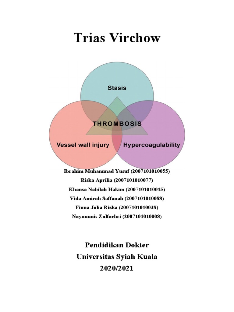 Virchow Trias Arbeitsblatt , Virchow-Trias – AZMH