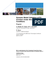 Dynamic Model Validation of PV Inverters Under Short-Circuit Conditions