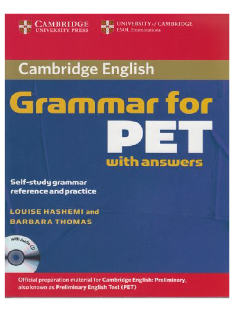 Grammar and Vocabulary For PET | PDF