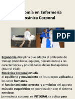 Ergonomía en Enfermería Mecánica Corporal