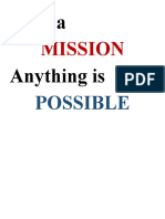 With A Mission Nothing Is Impossible