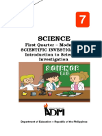 Science7 - q1 - Mod1a - Introduction To Scientific Investigation - v3