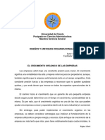 El Crecimiento Organico de Los Negocios