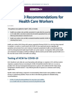 COVID 19 Healthcare Workers Guide