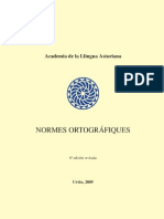 llingua asturiana - NORMES ORTOGRAFIQUES ASTURIANO