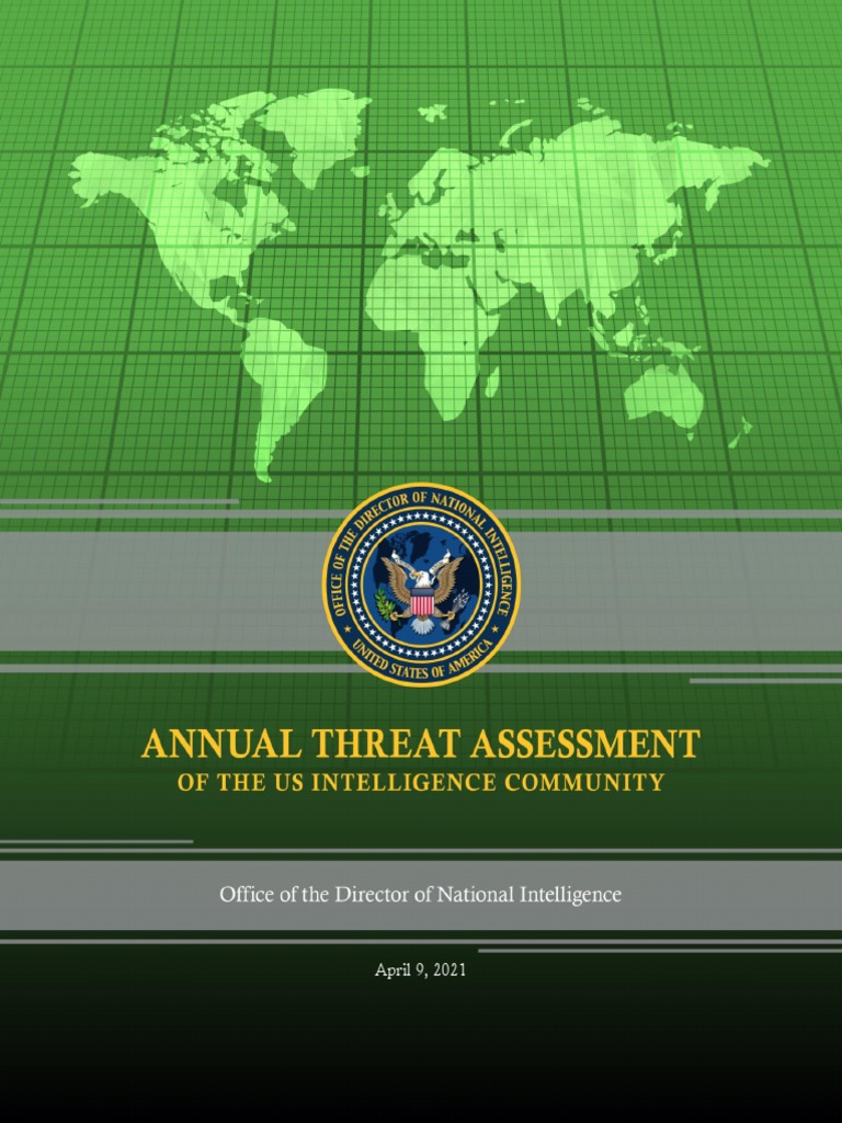 ODNI Threat Assessment - 2021 | PDF | Joint Comprehensive Plan Of ...