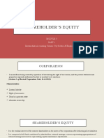 Shareholders Equity Part 1