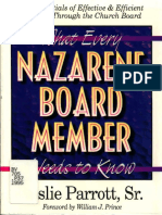 What Every Nazarene Board Member Needs to Know -F_0