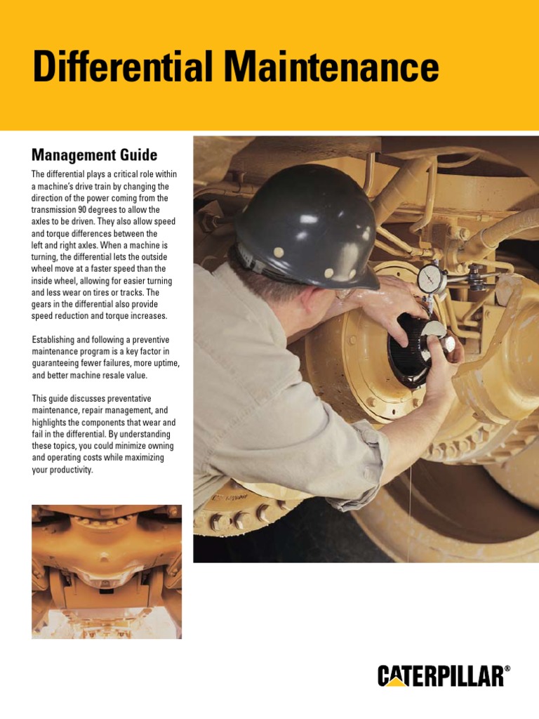 Differential Maintenance Management Guide PDF Gear Bearing