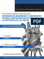 XIV Jornadas Estudios e Investigaciones de Instituto de Teoría e Historia Del Arte Julio E. Payró
