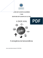 Filosofia - Cultura - Idade Axial-Jose - Amaral