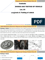 GPSC Rto: Diagnosis and Testing of Vehicle Lec - 03 Diagnosis & Testing of Clutch