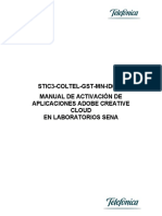 Manual de Activación de Aplicaciones Adobe Creative Cloud