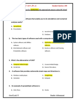 Choose The Correct Answer by Highlighting The Appropriate Answer Using MS Word