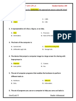 Choose The Correct Answer by Highlighting The Appropriate Answer Using MS Word
