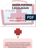 Pertolongan Pertama Pada Kecelakaan: DR - Rina Lysya Raehana PKM Sungai Alang