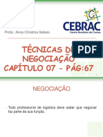 Aula 07 - Técnica de Negociação