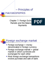 Eco 200 Principles of Macroeconomics Chapter 7 Foreign Exchange Markets and Balance of Payments