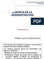 El Gerente y La Administración