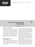 Chapter 4 Hemostasis, Surgical Bleeding, and Transfusion 35