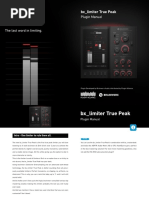 BX Limiter True Peak Manual