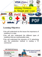 Advertising Element - Headline, Logo and Slogans