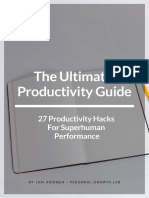 27 Productivity Hacks for Superhuman Performance