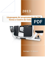 Linguagem de Programação de CNC - Torno e Centro de Usinagem - 2013