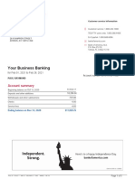 Your Business Banking: Account Summary