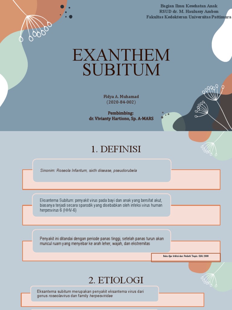 Eksantema Subitum Pdf Sains Matematika