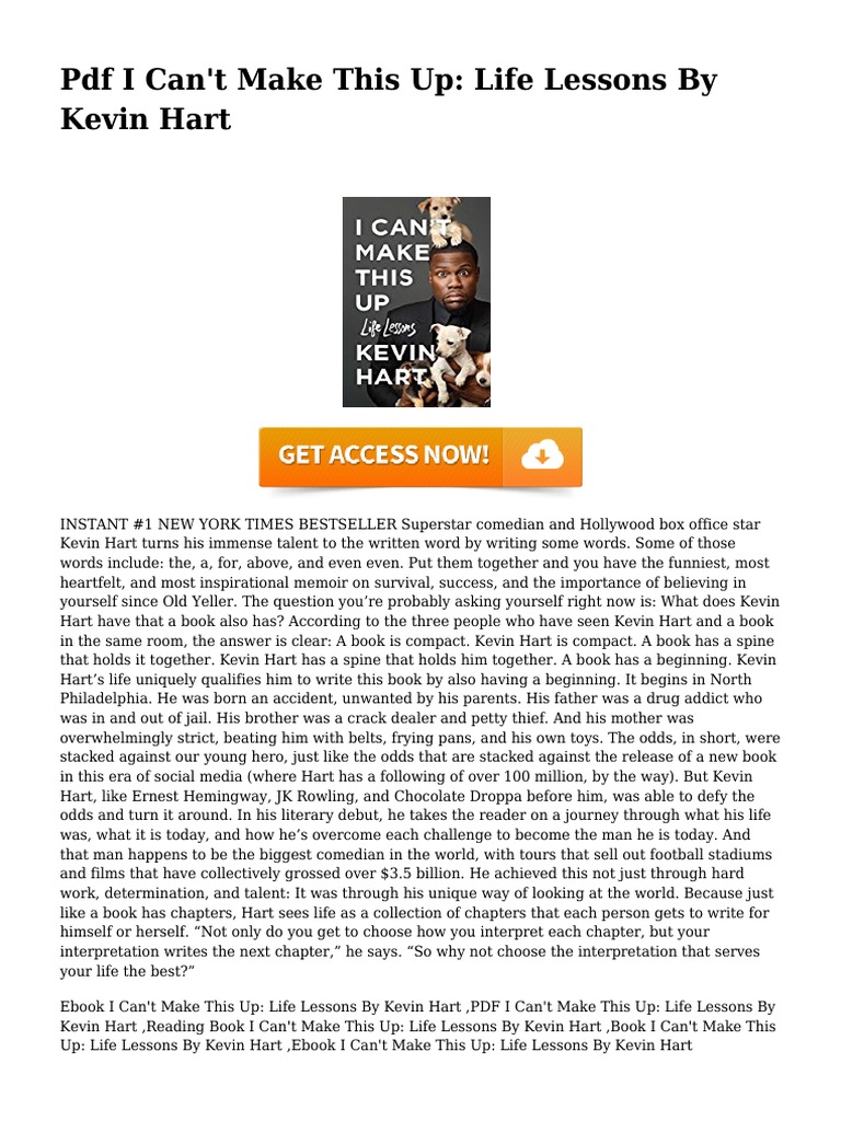 kevin hart book the decision pdf