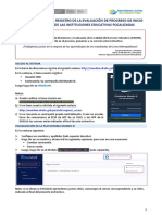 Instructivo para Habilitar A Estudiantes A La Evaluación de Progreso de Inicio - para Docentes