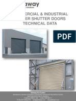 Commercial & Industrial Roller Shutter Doors Technical Data