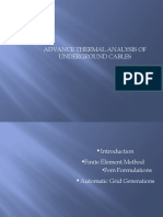 Advance Thermal Analysis of Underground Cables