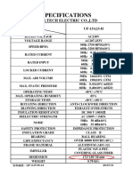 Specifications: Fulltech Electric Co.,Ltd