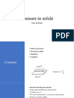 Pressure in Solids: Ciara and Raya