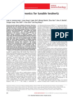 Graphene Plasmonics For Tunable Terahertz Metamaterials