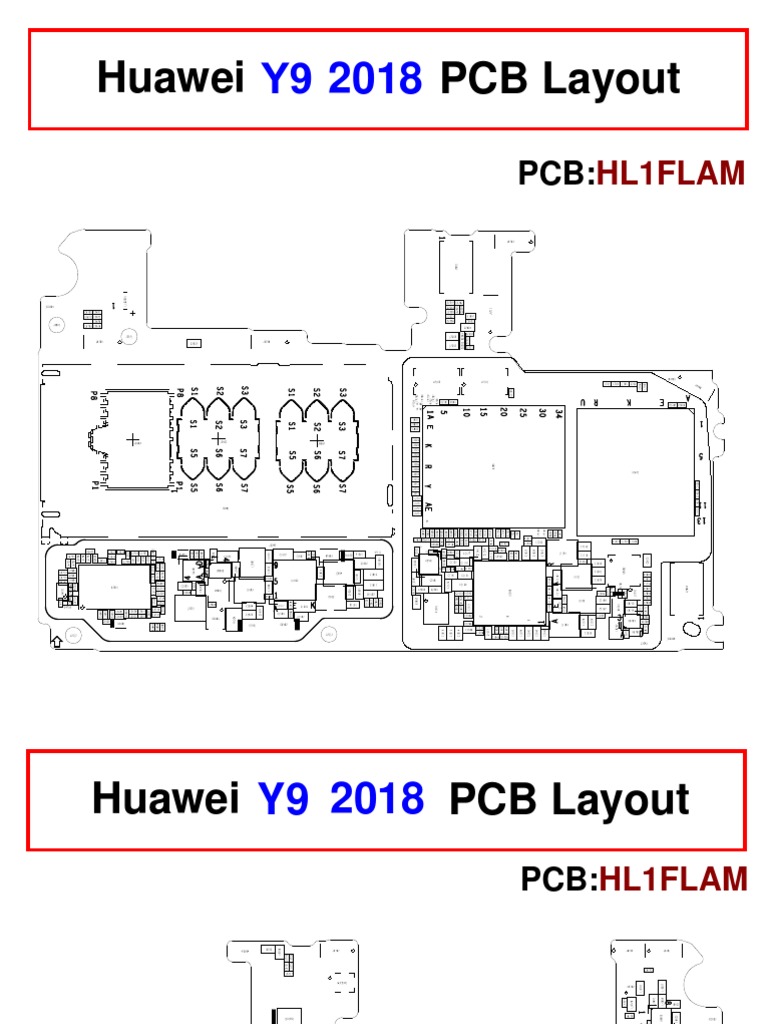 Huawei Y9 2018 PCB Layout Guide | PDF | Sports