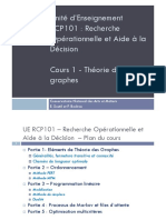 1-RCP101 Cours1 Theorie Des Graphes