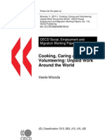 Cooking, Caring and Volunteering: Unpaid Work Around The World