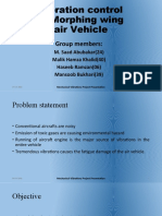 Vibration Control of Morphing Wing Air Vehicle: Group Members