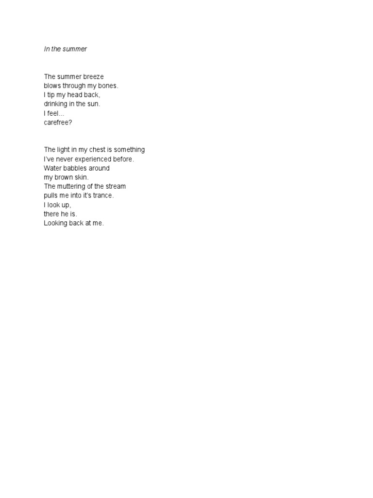 Summer Reflections and Connections | PDF