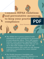 Common HIPAA Violations and Preventative Measures To Keep Your Practice in Compliance