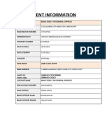 Client Information: Company Name Company Address Registration Number Represented by Passport Number Date of Issue