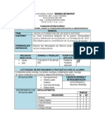 Actividades de La Semana 27 y 28