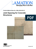 Joint Spacing for Concrete Structures USBR 09-2016_508