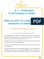 Digischool Croissance Fluctuation Et Crise Quelles Sont Les Sources de La Croissance Economie Tes Farssad