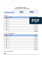 11TH Listening Igcse Answer Sheet