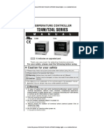 Controles de Proceso PID 96x96 MM TZ4L24R AUTONICS Manual Ingles