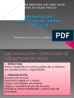 1- Organización y Estructura de Los SS. - Dra. Comedi